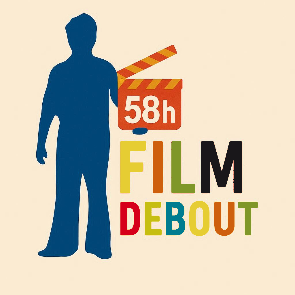 Logo 58h film Debout