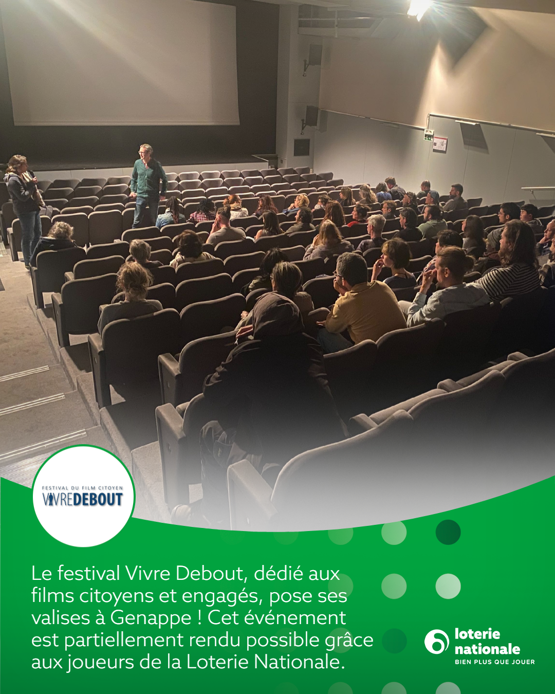 Vivre debout en partenariat avec la Loterie Nationale